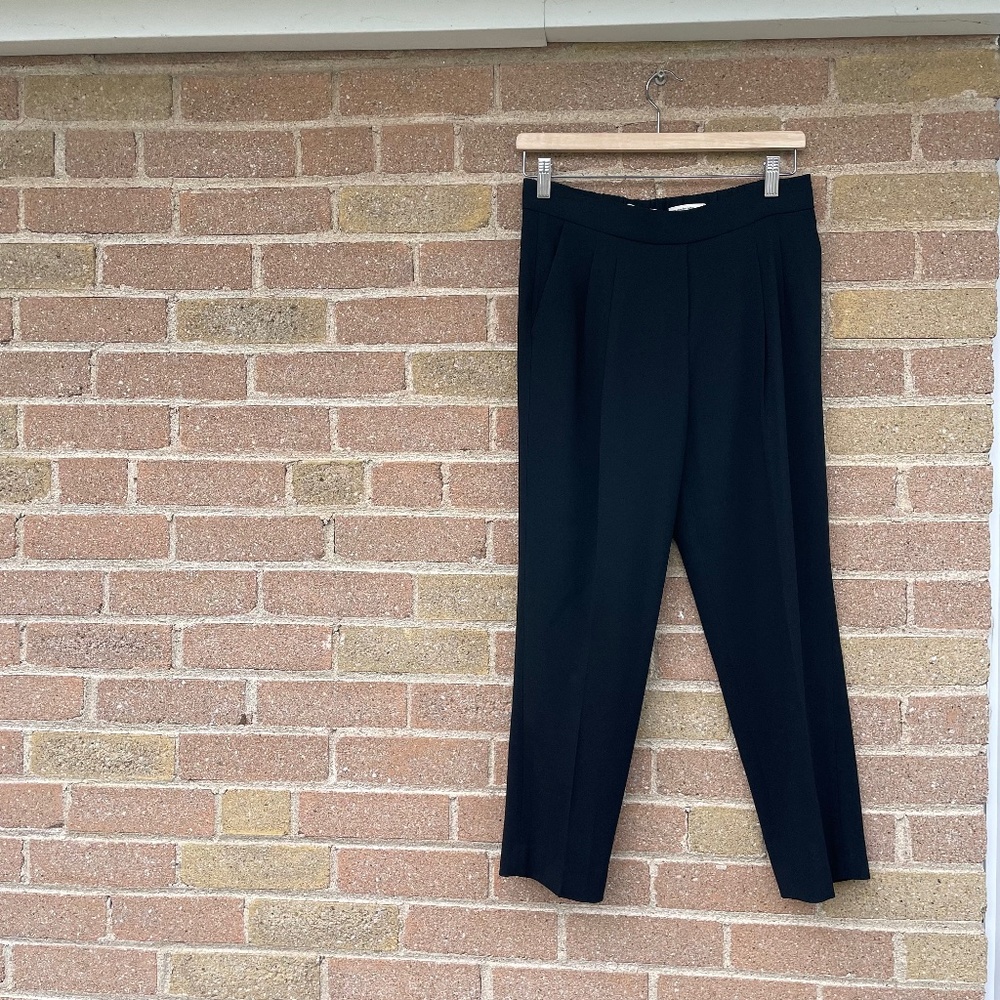 Pants: Aritzia Babaton Cohen Black Tapered Trousers